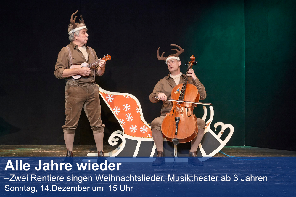 Alle Jahre wieder – Zwei Rentiere singen Weihnachtslieder